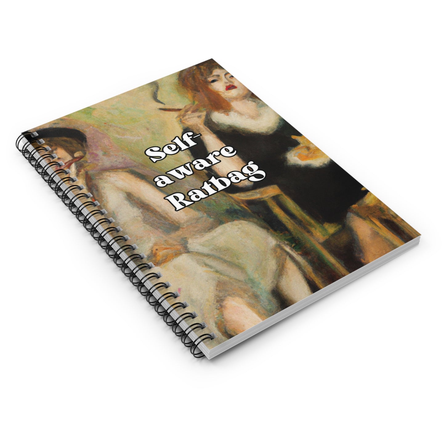 Self-aware Ratbag - Ruled Line Notebook