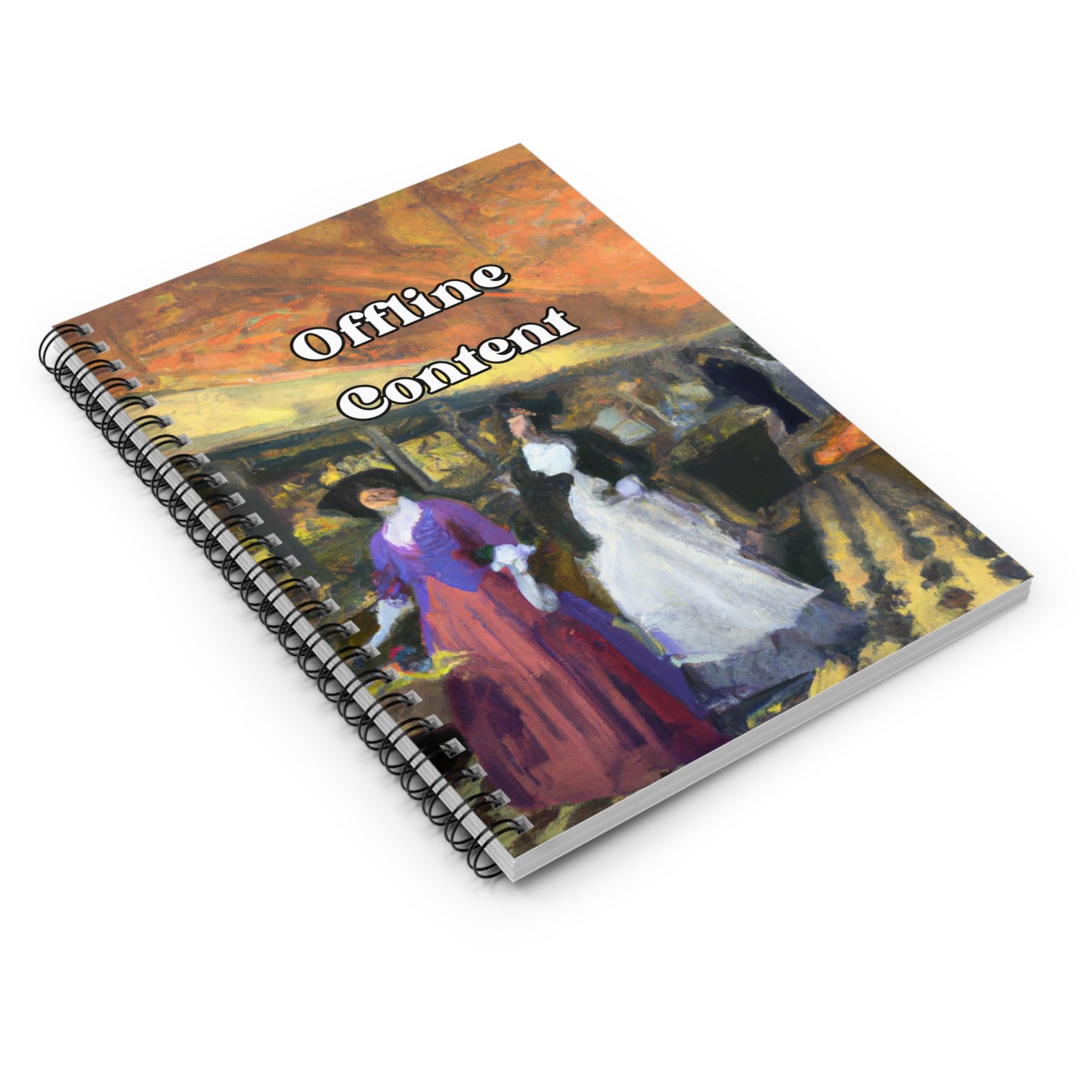 Offline Content - Ruled Line Notebook