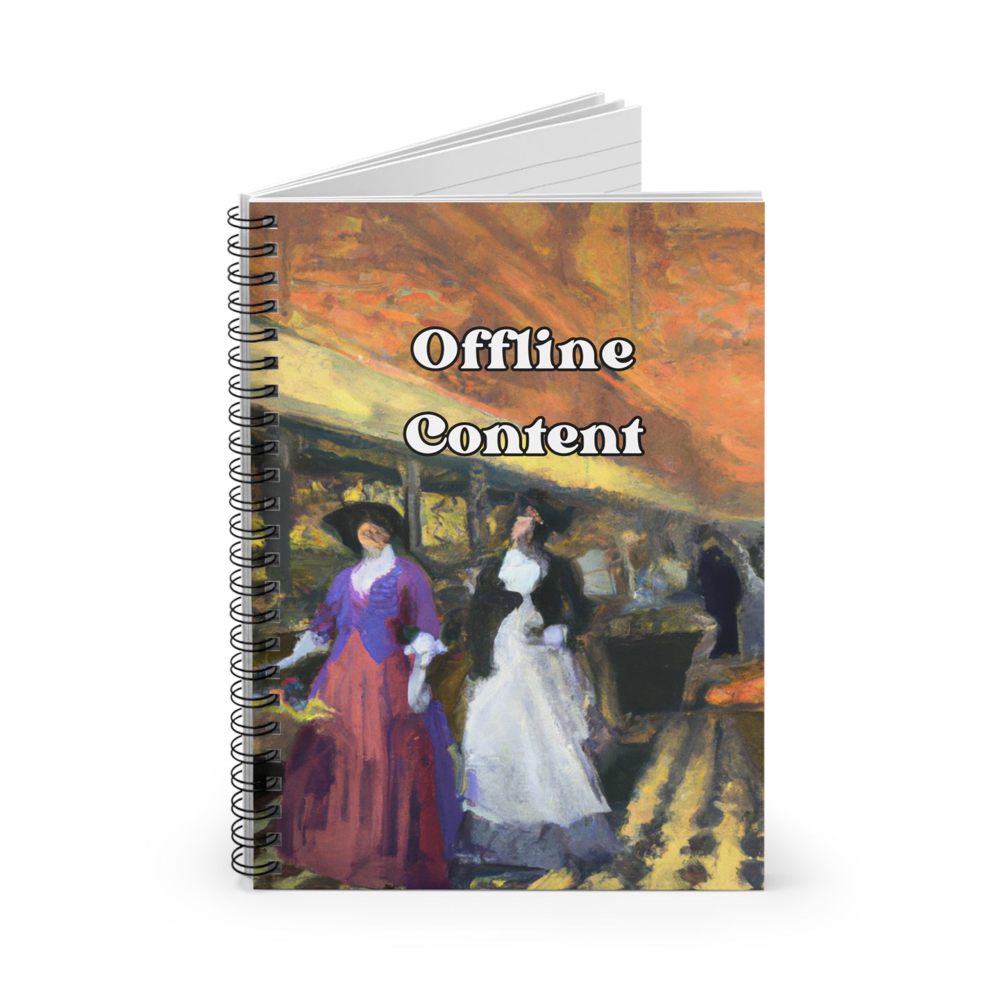 Offline Content - Ruled Line Notebook
