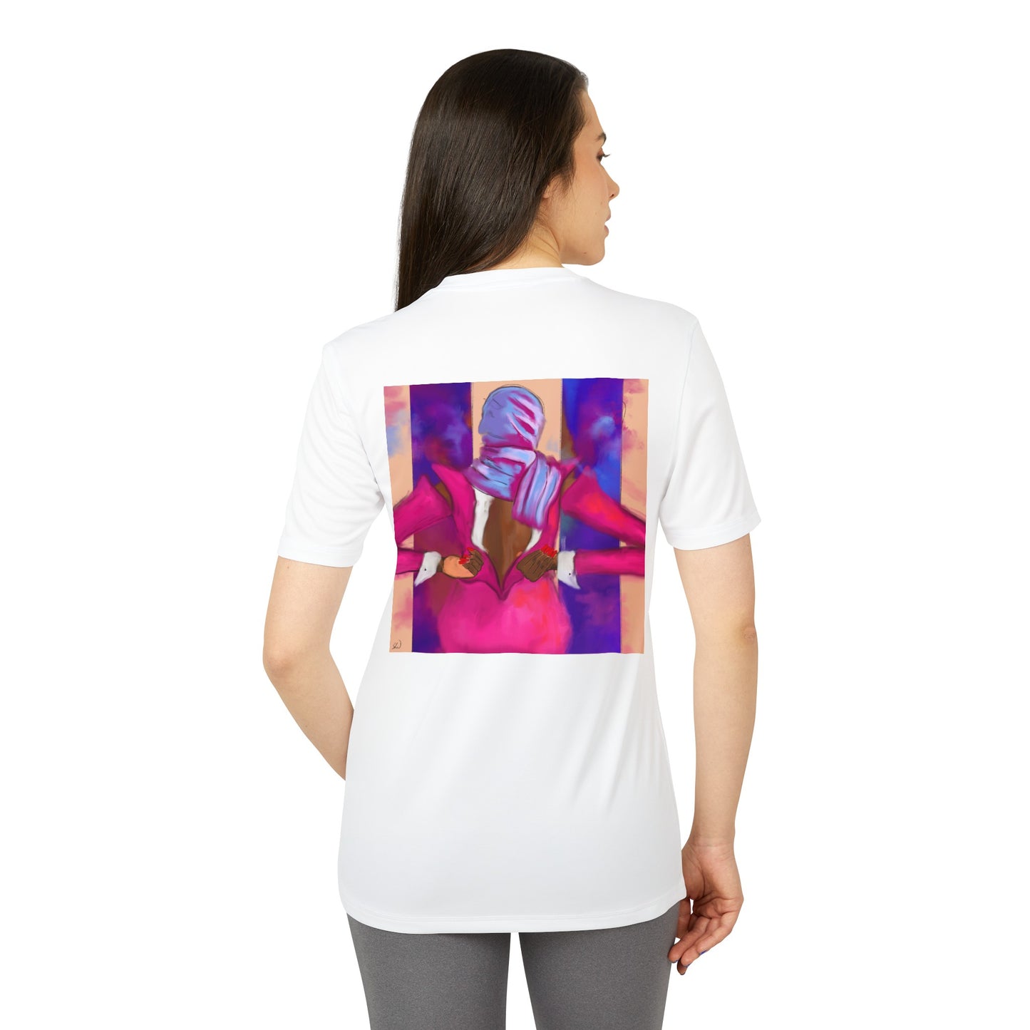 Huda - Back Yourself x Adidas tee