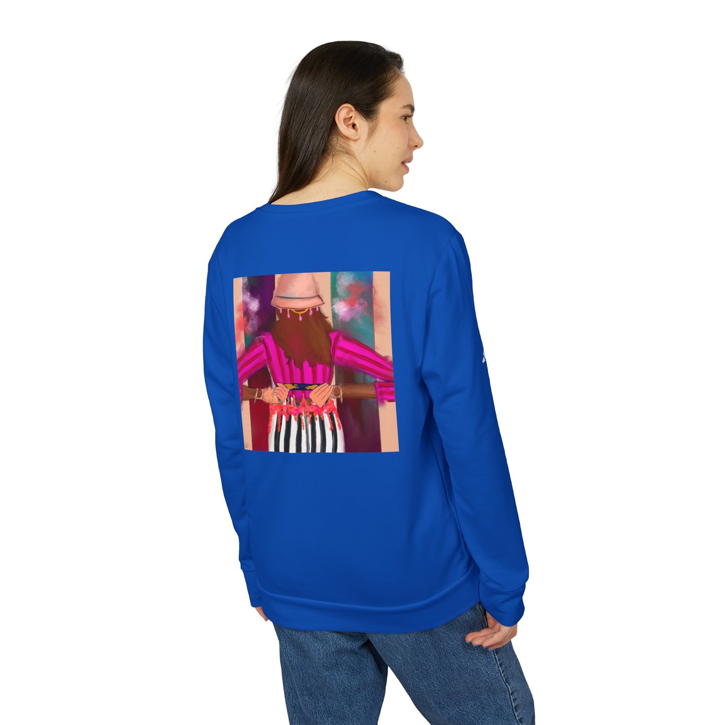 Zenobia - Back Yourself x adidas® Unisex Fleece Crewneck Sweatshirt