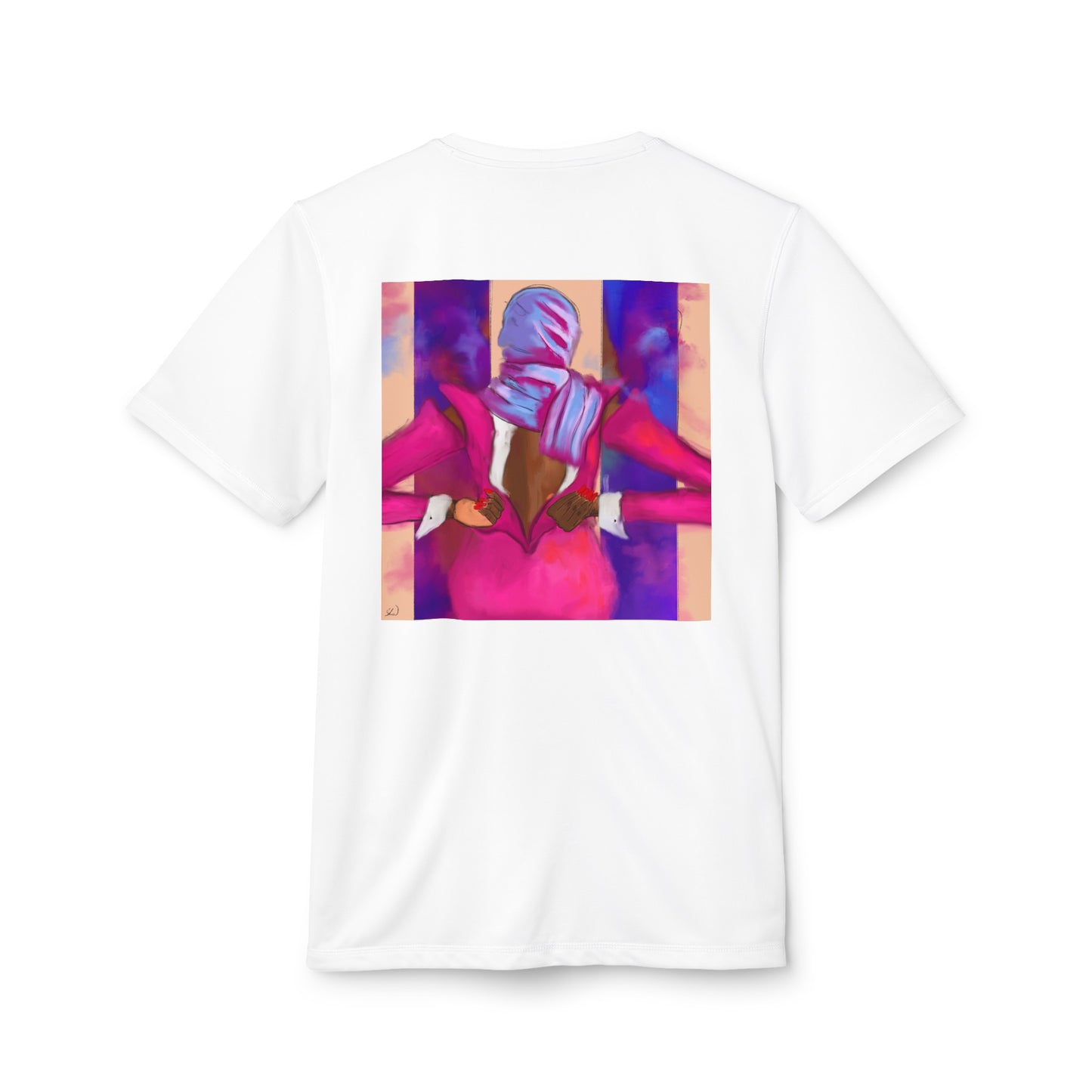 Huda - Back Yourself x Adidas tee