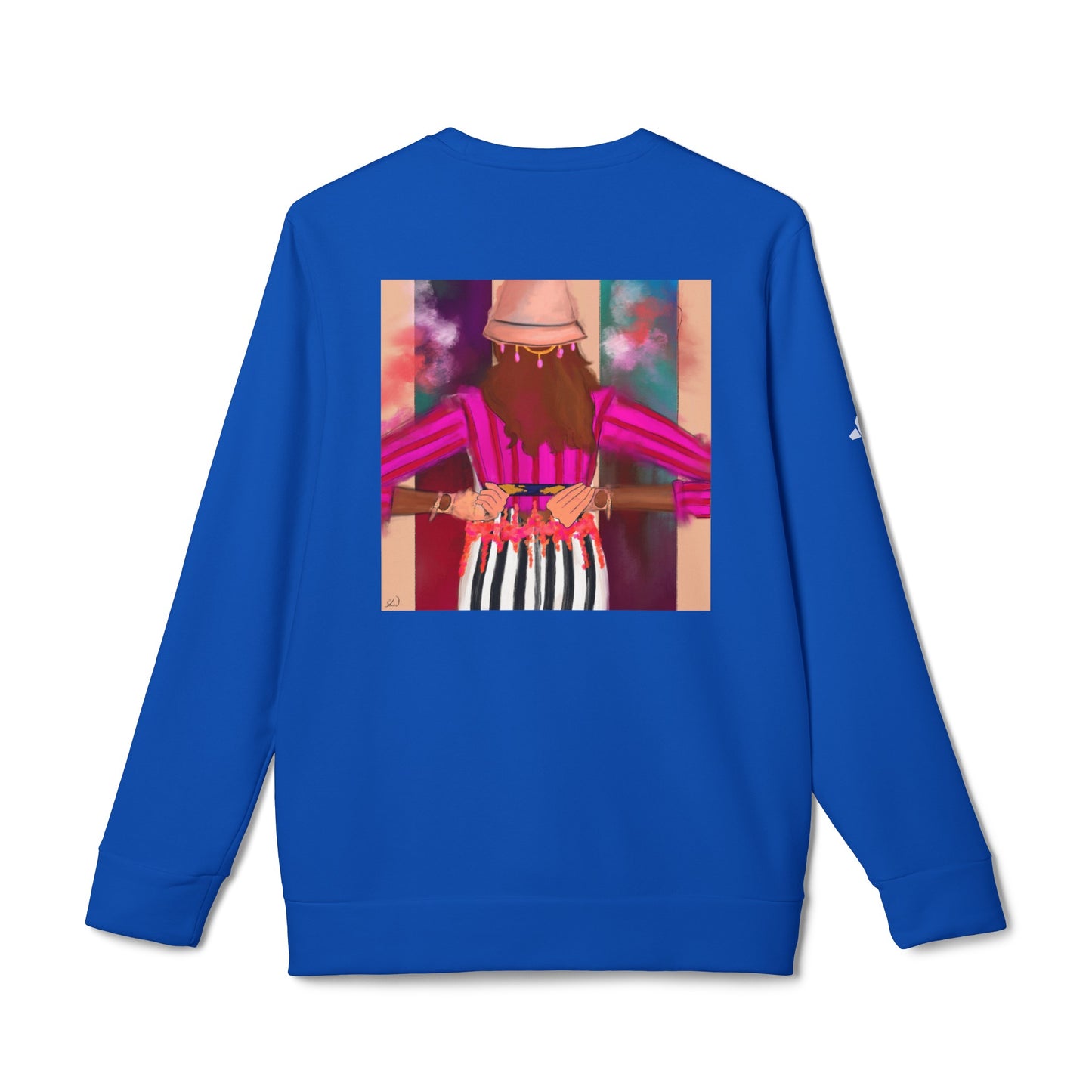 Zenobia - Back Yourself x adidas® Unisex Fleece Crewneck Sweatshirt