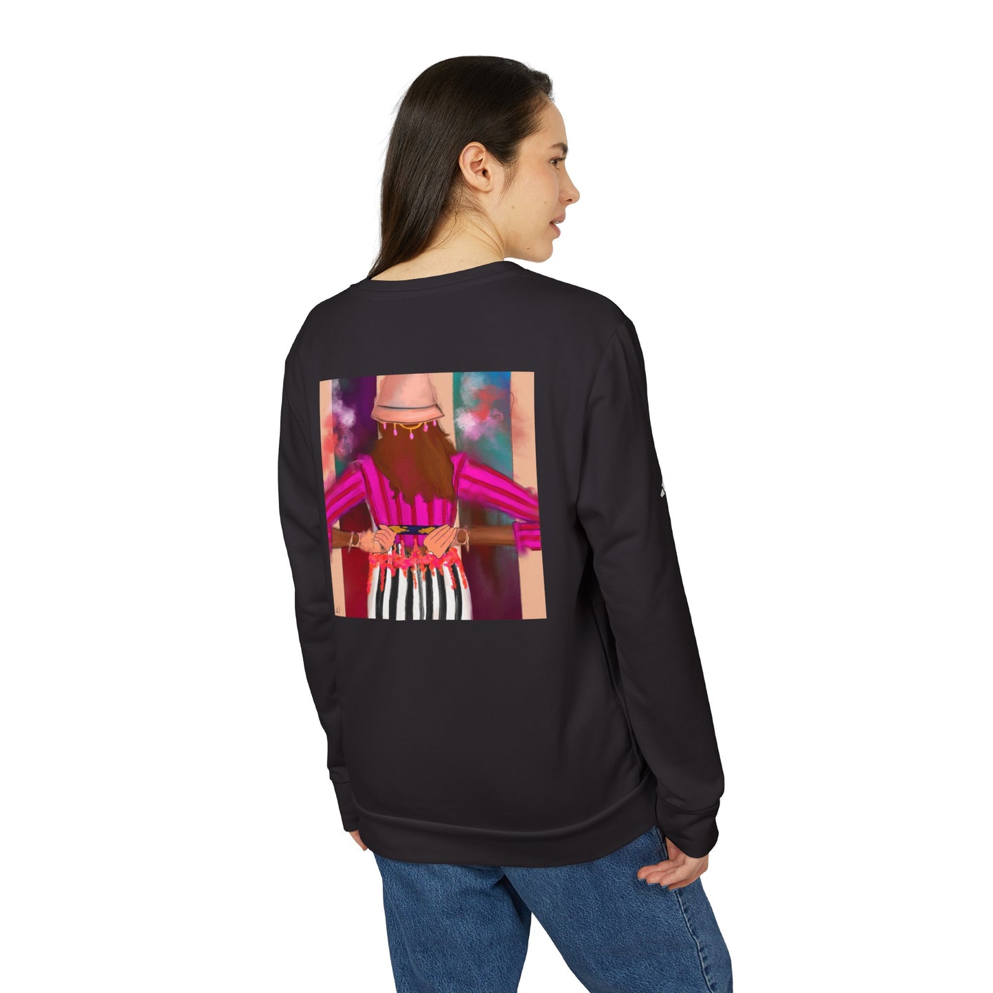 Zenobia - Back Yourself x adidas® Unisex Fleece Crewneck Sweatshirt